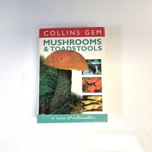 VTG Collins Gem Mushrooms&Toadstools Pocket Guide Cabincore Nature  Goblincore